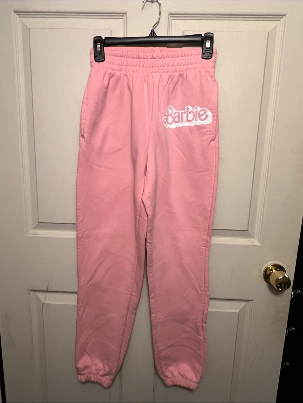 Barbie Light Pink Logo Jogger Sweatpants